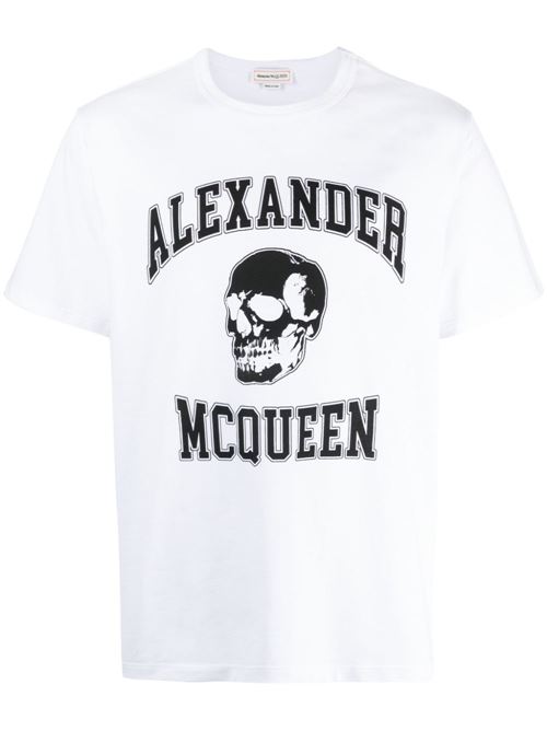 T-shirt con stampa ALEXANDER MCQUEEN | 759442QTAAW0909